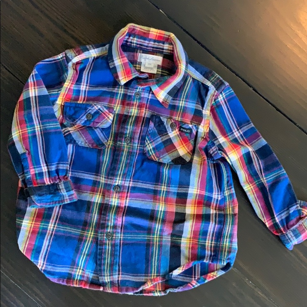 Boys Flannel Shirt by Ralph Lauren
